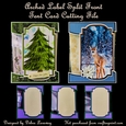 Arched Label, Tent Card, Clear, Cutting File, Template, Split Front, Half Fold