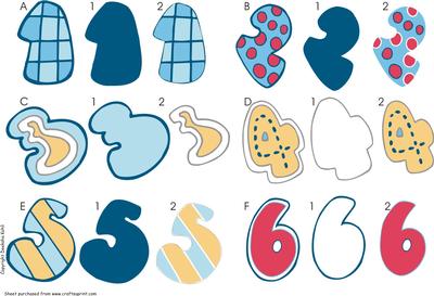 Step by Step Easy to Make Craft Numbers