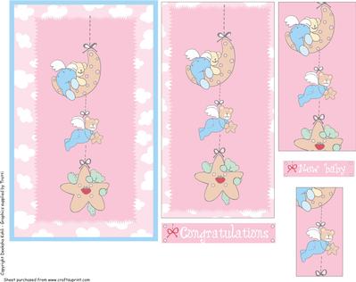 Bear Fairies on the Star and Moon