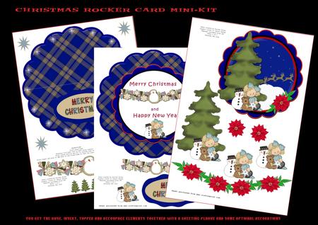 Christmas Cute Rocker Card