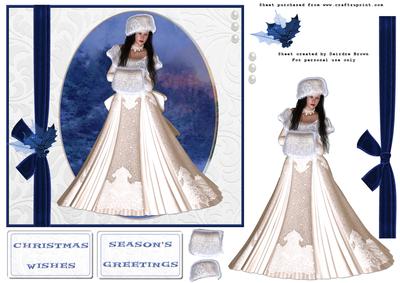 Christmas Winter Lady
