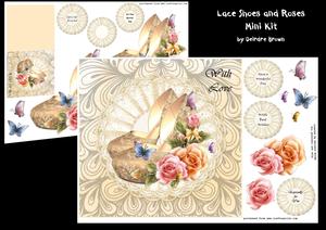 Lace Shoes and Roses Mini-kit
