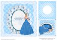 Lady in Blue with Pearls Insert