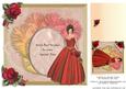 Insert for Lady in Red with Feathers