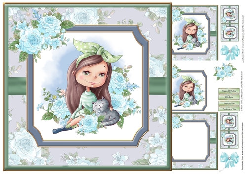 Sassy Spring Girls 2 mini kit