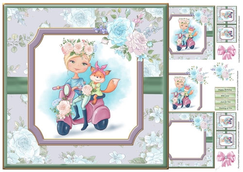 Sassy Spring Girls 3 mini kit