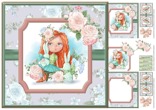 Sassy Spring Girls 5 mini kit