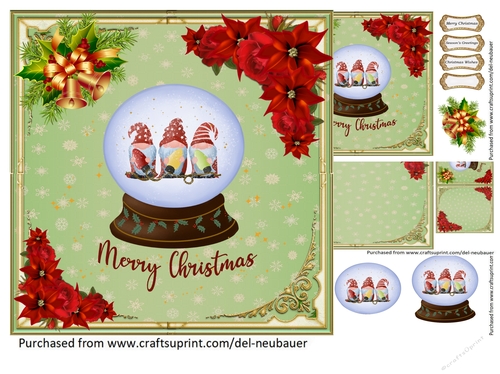 Snowglobe Wishes 5 mini kit