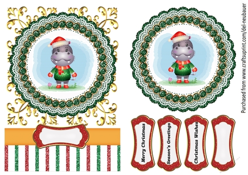 Happy Hippo Holidays 1