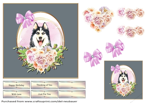 Love My Dog - Siberian Husky
