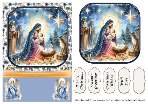 In a Manger He was born 1