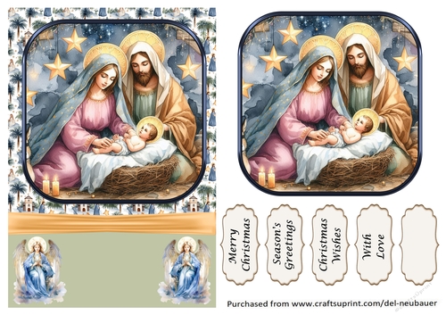 In a Manger He was born 2