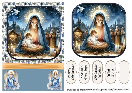 In a Manger He was born 3