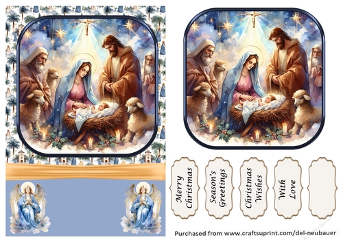 In a Manger He was born 4