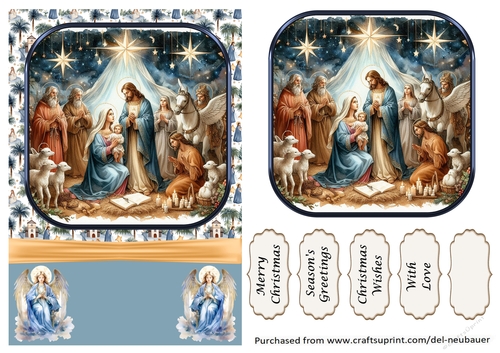 In a Manger He was born 5