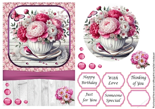 Pink Peony Teacups 8