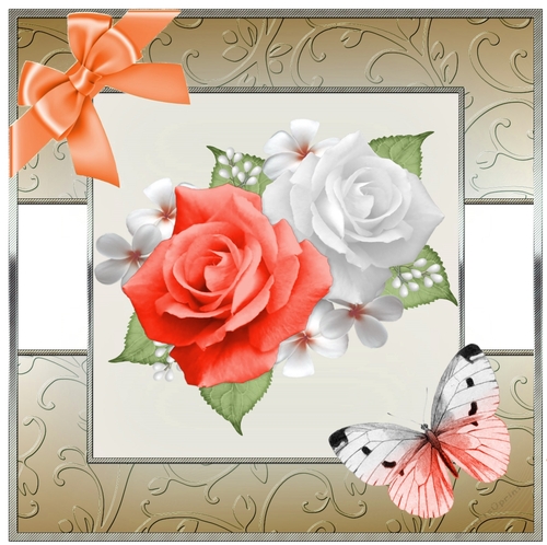 Apricot Rose duo