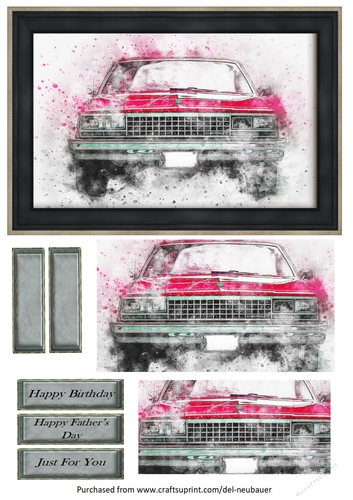 Abstract Classic Car 9