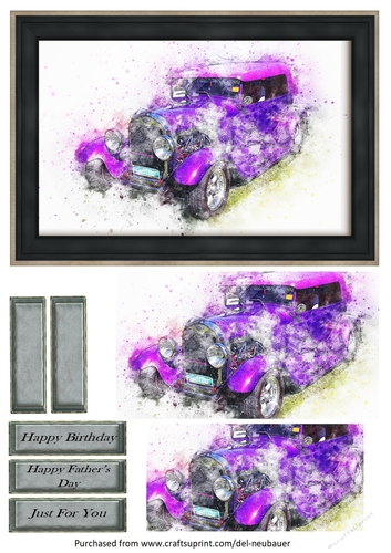 Abstract Vintage Car 5
