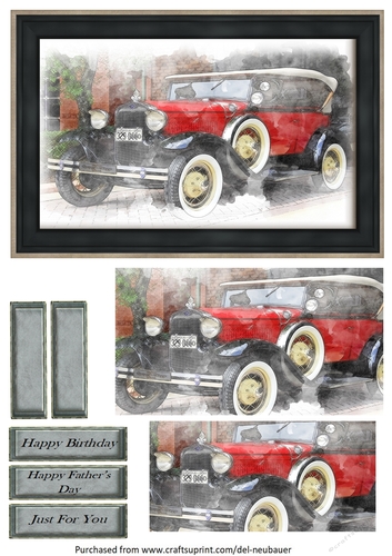 Abstract Vintage Car 8