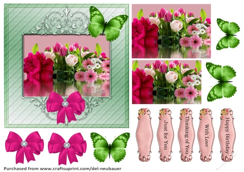 Floral Reflections - In the Pink
