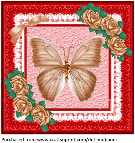 Jewelled Butterfly - Caramel Mini Kit