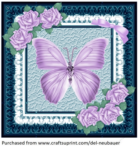 Jewelled Butterfly - Lilac Mini Kit