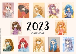 Anime Girls 2023 Calendar