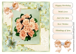 Apricot Butterfly crd