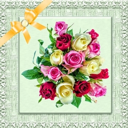 Mixed Rose Bunch