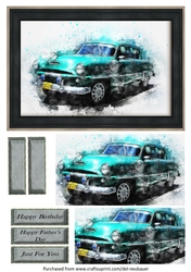 Abstract Classic Car 1
