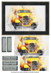 Abstract Vintage Car 3