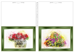 Abstract Floral Notelets 1