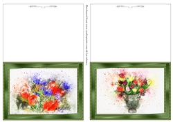 Abstract Floral Notelets 2