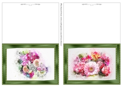 Abstract Floral Notelets 3
