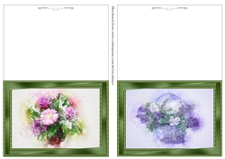 Abstract Floral Notelets 8