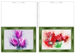 Abstract Floral Notelets 12