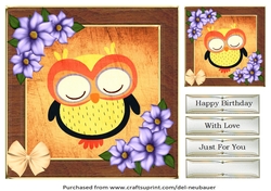 Funky Owls Quick card #13
