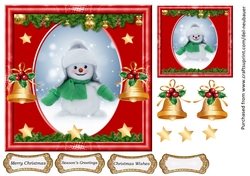 Rosy Nosed Snowman
