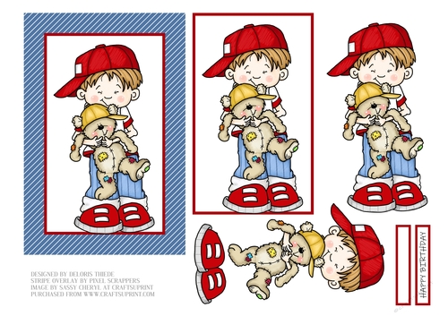 Noah N Patches The Bear Birthday Topper