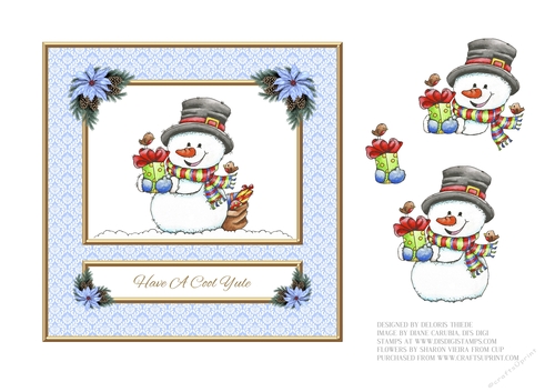 Cute Snowman Topper 