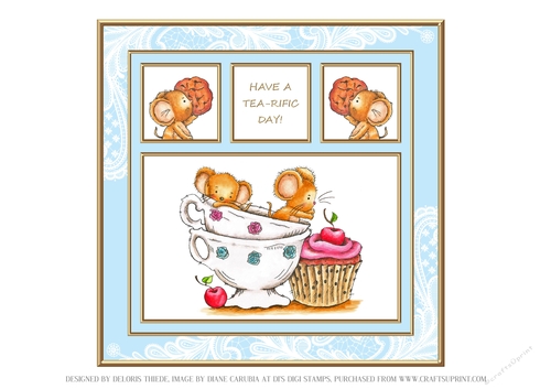 Have A Tea-rific Day! (Blue)