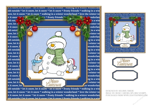 Penguins Playtime - Card One