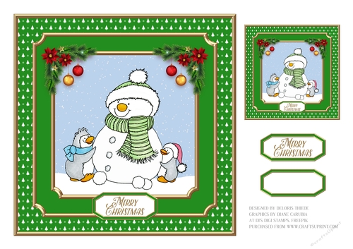 Penguins Playtime - Card Two