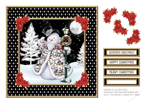 Cute Snowman Topper