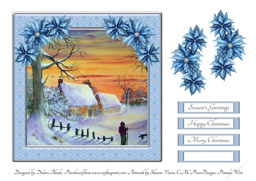 Lovely Watercolor Scene - Card Two
