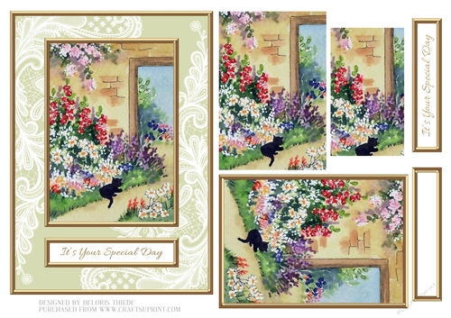 Its Your Special Day Garden Topper (Green)