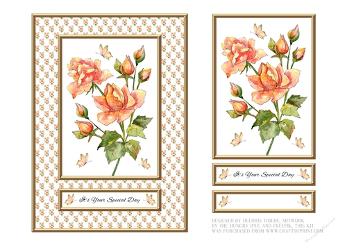 Lovely Watercolor Roses 