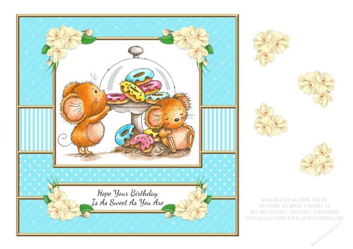 Hope Your Birthday Is As Sweet As You Are (Blue)
