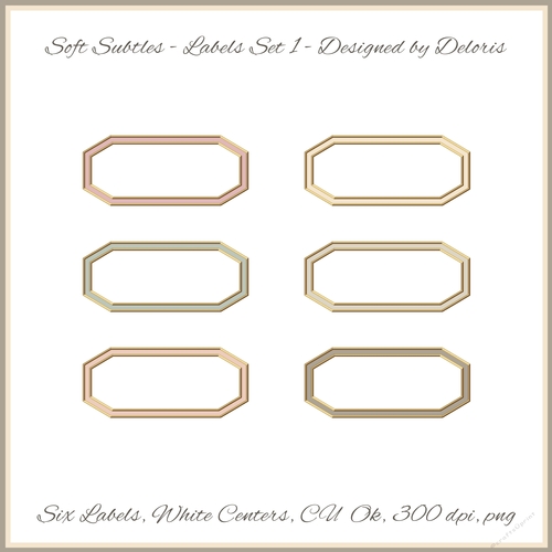 Labels Set 1 (Soft Subtles)